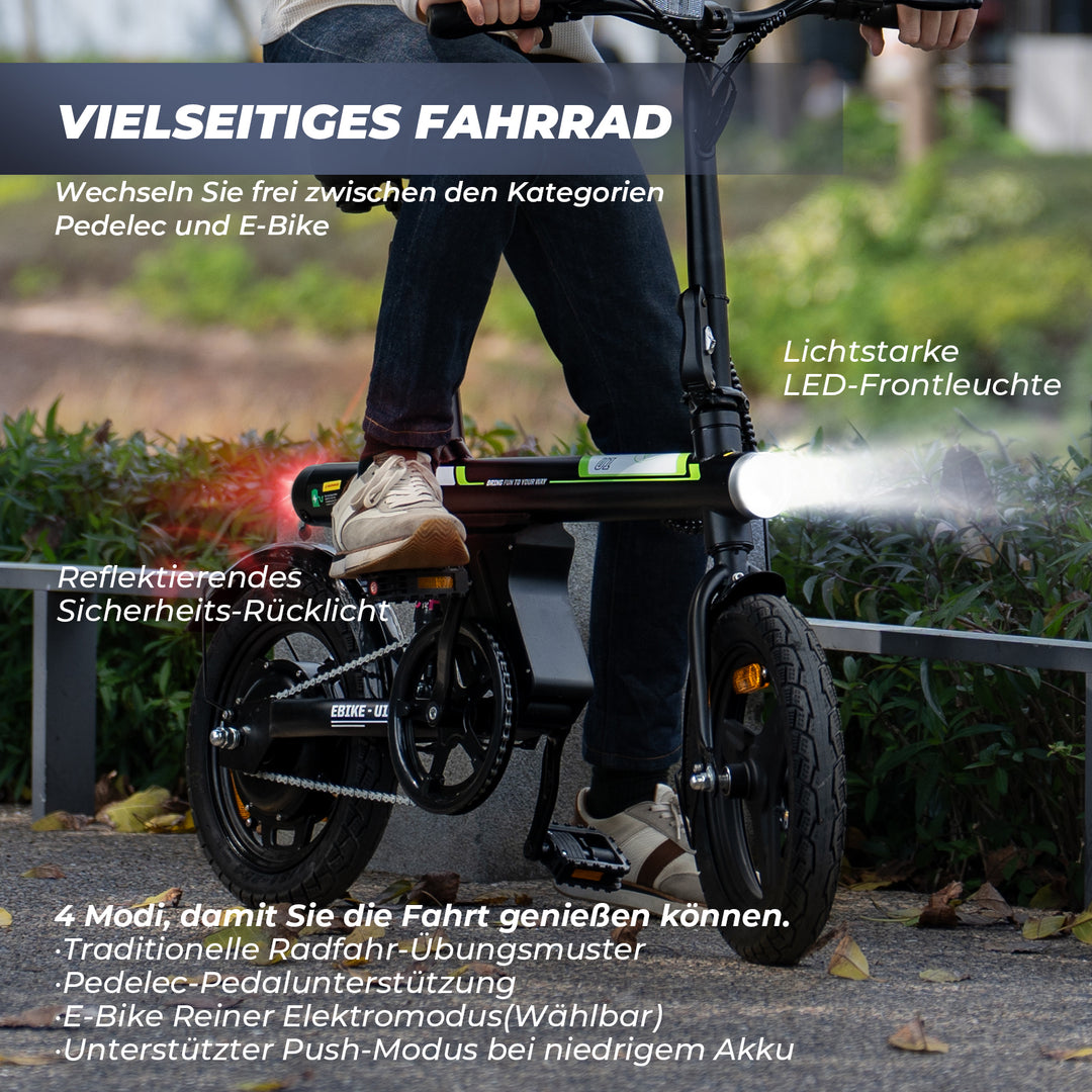 Finbike U1 Faltbares Elektrofahrrad