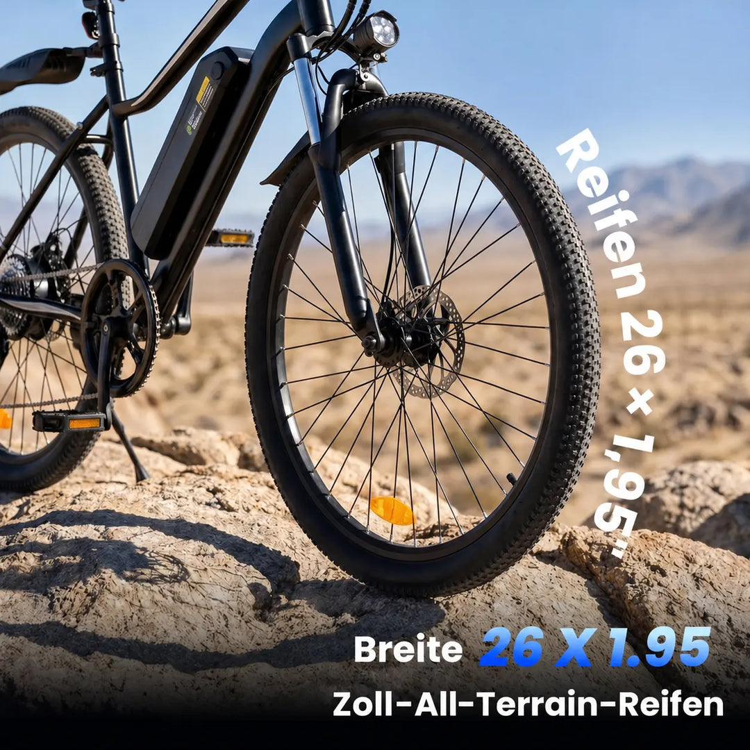 Finbike EB3S Elektrofahrrad, Reichweite bis zu 100 km