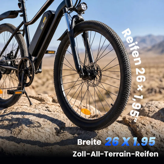 Finbike EB3S Elektrofahrrad, Reichweite bis zu 100 km