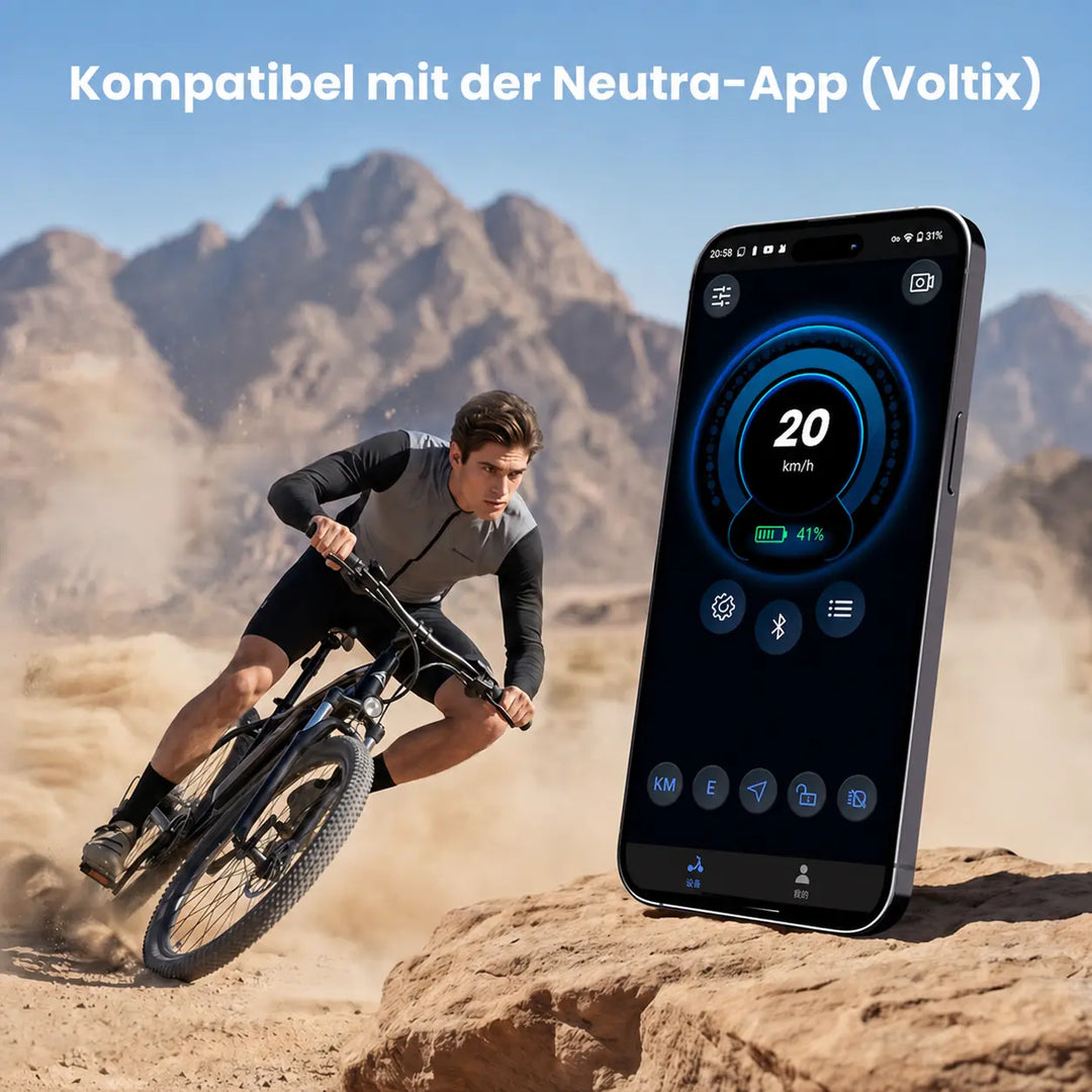 Finbike EB3S Elektrofahrrad, Reichweite bis zu 100 km