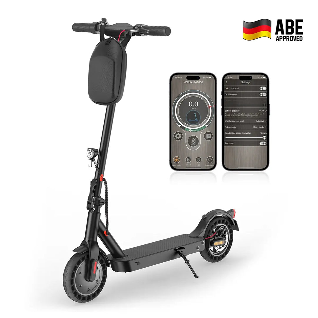 Finbike E9TMAX E-Scooter mit ABE, 20 km/h, 500 W Motor, Stralßenzulassung