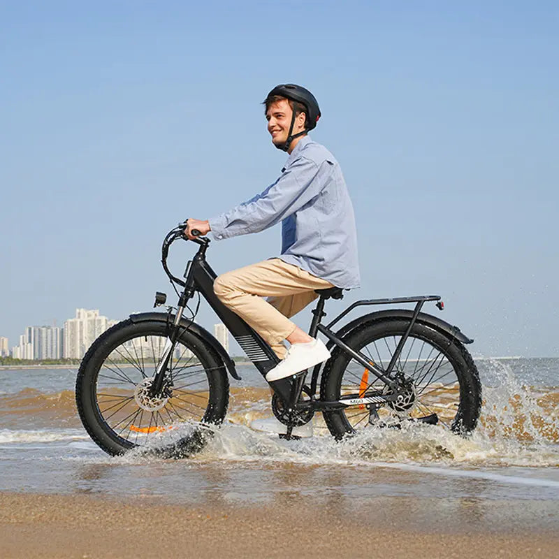 Finbike M60 Fatbike-E-Bike mit 250-W-Motor, 105 km Reichweite