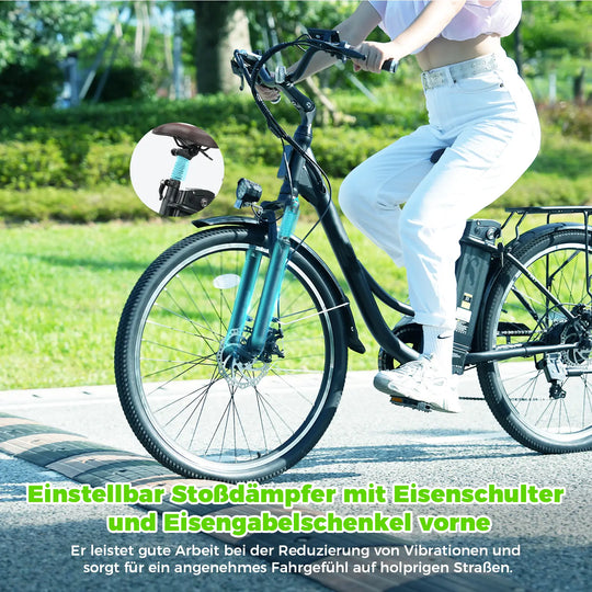 Finbike U2 Pendler-Elektrofahrrad mit tiefem Einstieg