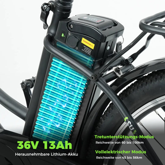 Finbike U2 Pendler-Elektrofahrrad mit tiefem Einstieg