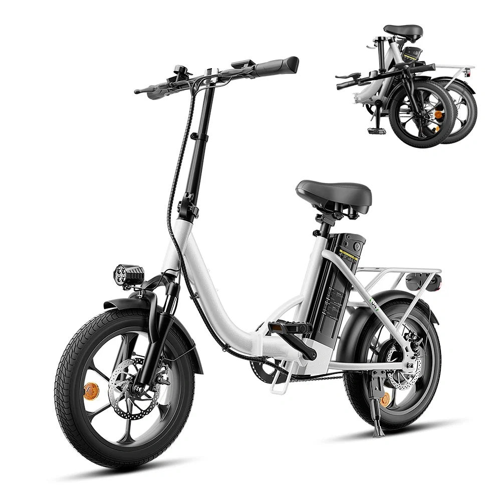 Finbike U4 Pendler-E-Bike, 88 km Reichweite, faltbar und kompakt