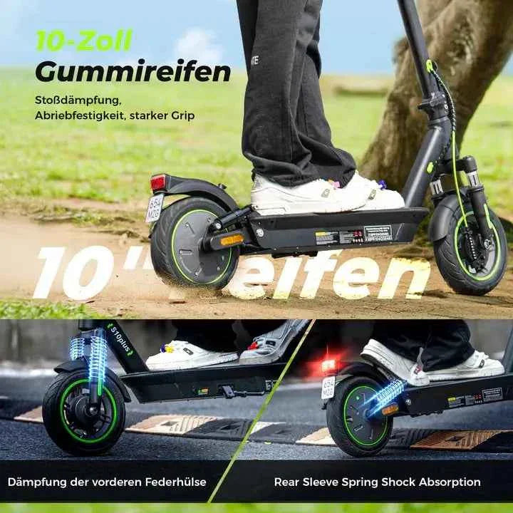 isinwheel S10Plus Electric Scooter with ABE Certification 36V 15Ah Battery