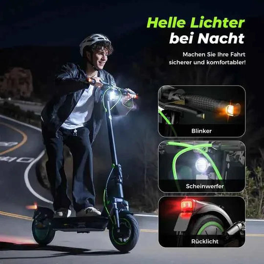 isinwheel S10Plus Electric Scooter with ABE Certification 36V 15Ah Battery