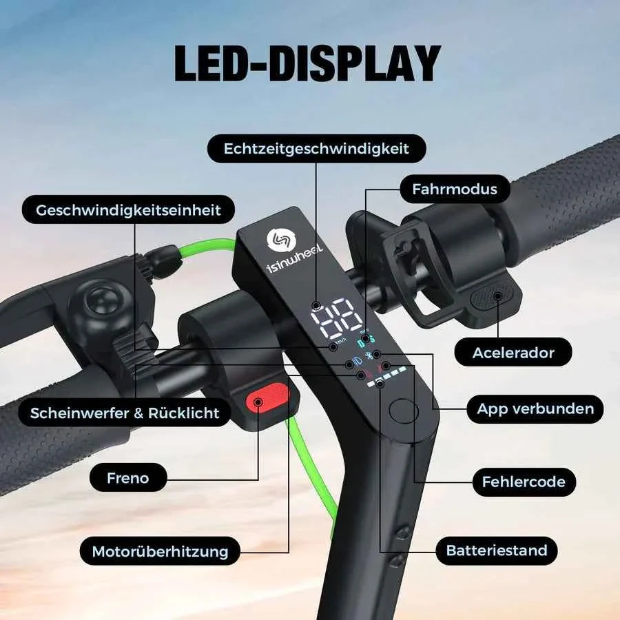 isinwheel S9PRO Electric Scooter with ABE