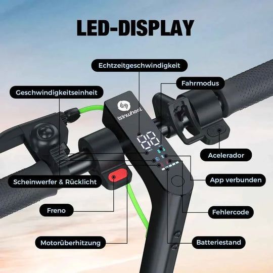 isinwheel S9PRO Electric Scooter with ABE
